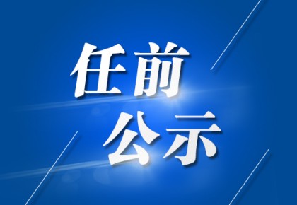 淮南市干部任前公示